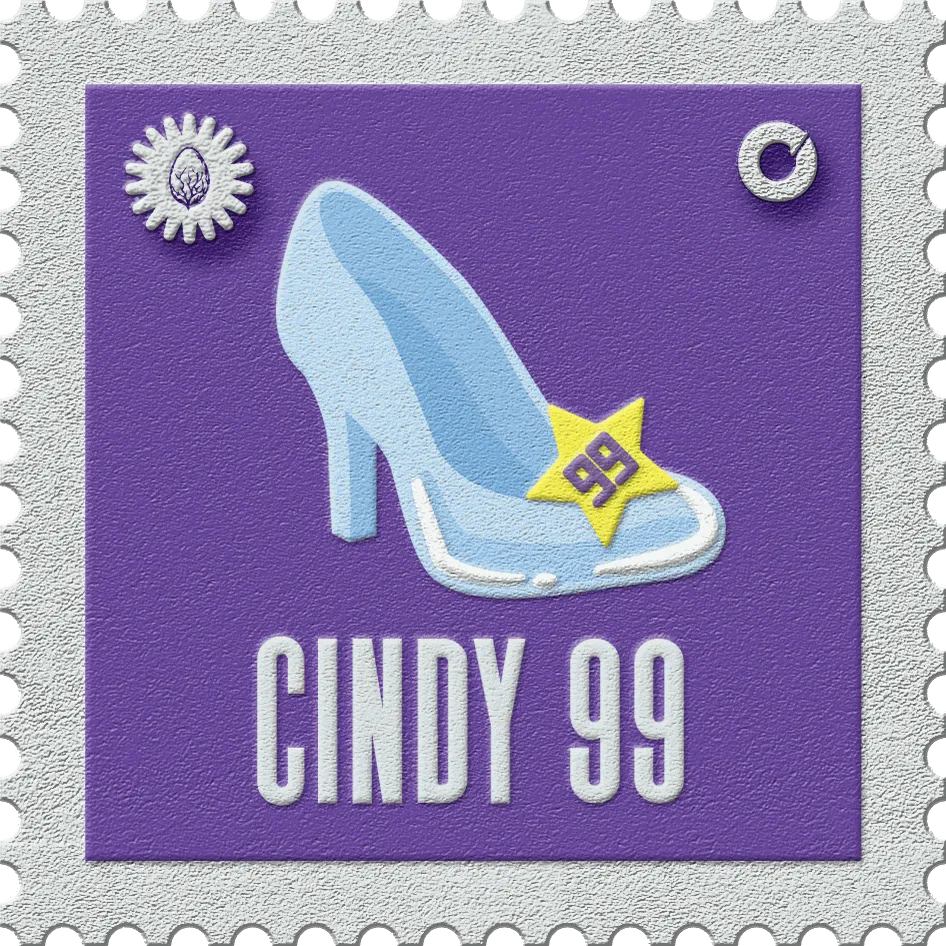 Stamp No 47 Print: the design on a enhanced matte paper poster (in)